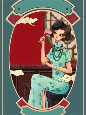 雪中靖安王妃