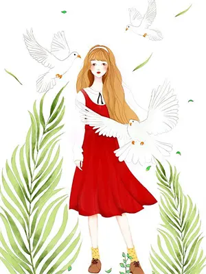 桃花树下有个桃花仙人